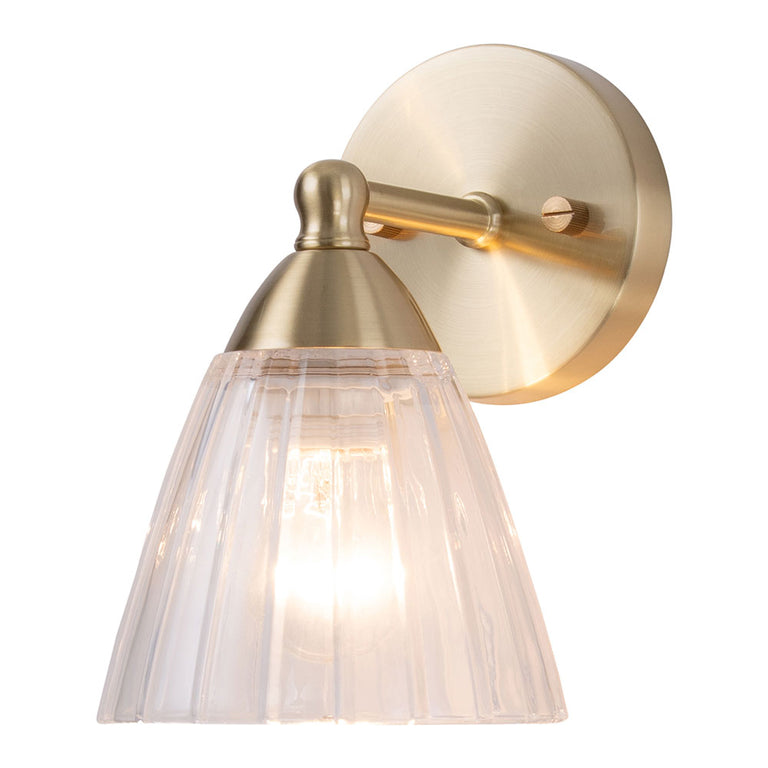 Summit 1 Light Wall Bracket Satin Brass - LOI1001607