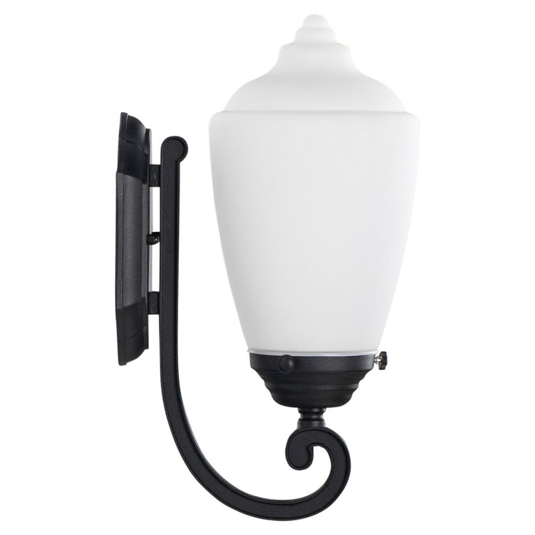 Newry Small Outdoor Wall Light Matt Black - LOI1001652