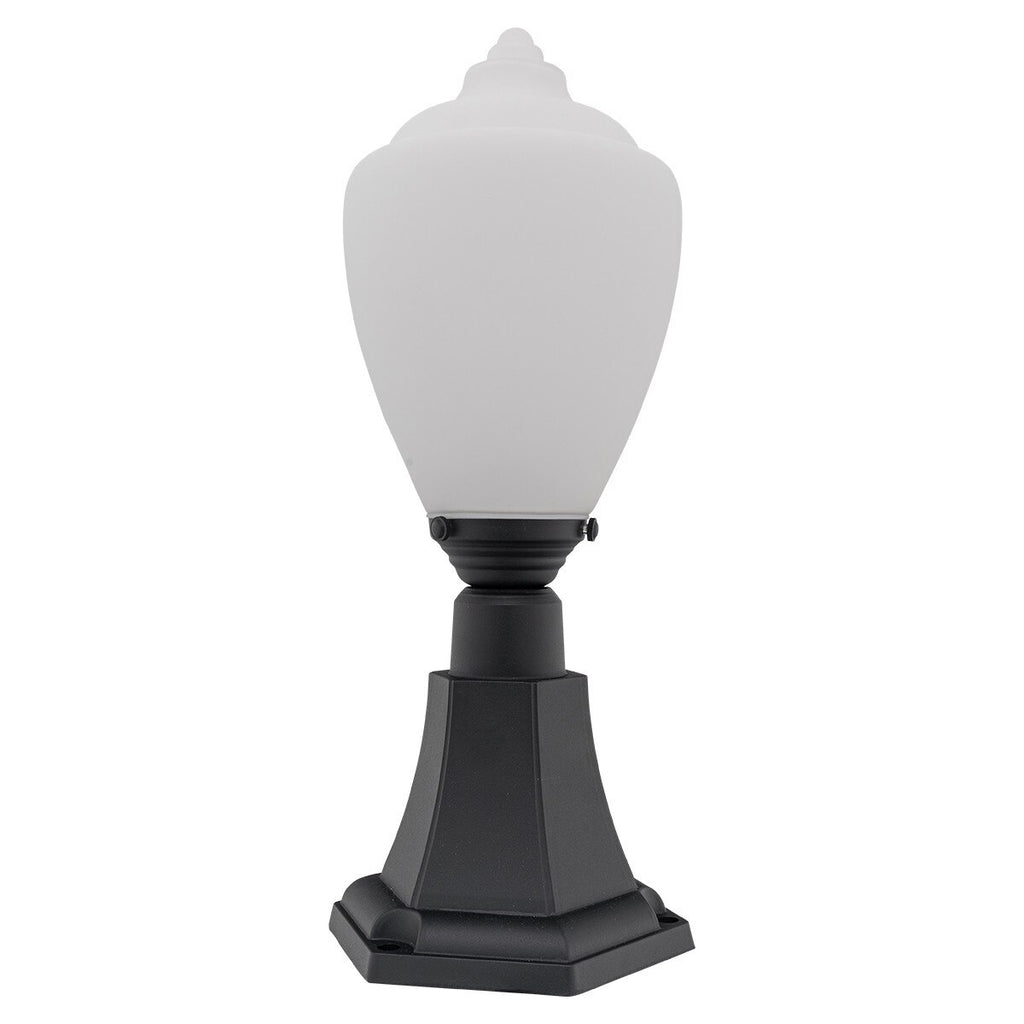 Newry Large Outdoor Pillar Mount Matt Black - LOI1001654