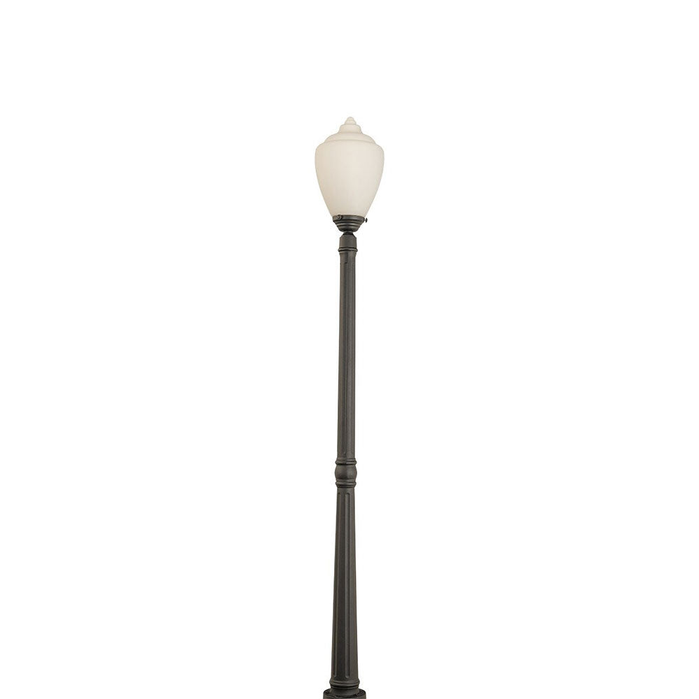 Newry Large Standard Outdoor Garden Post Light Matt Black - LOI1001655