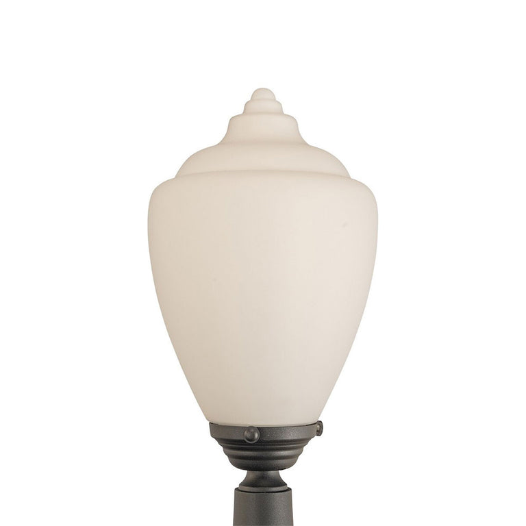 Newry Large Standard Outdoor Garden Post Light Matt Black - LOI1001655