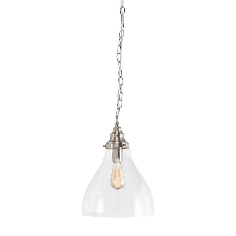 Keys Chain Pendant Small Brushed NIckel - LOI1001656
