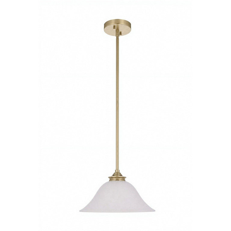 Dallas Single 1 Light Pendant Satin Brass - LOI1001676