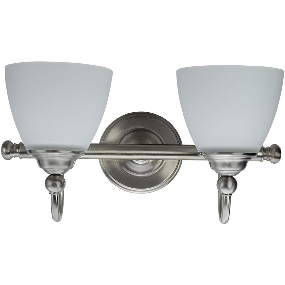 Nova 2 Light Wall Bracket Brushed Nickel - LOI1001712