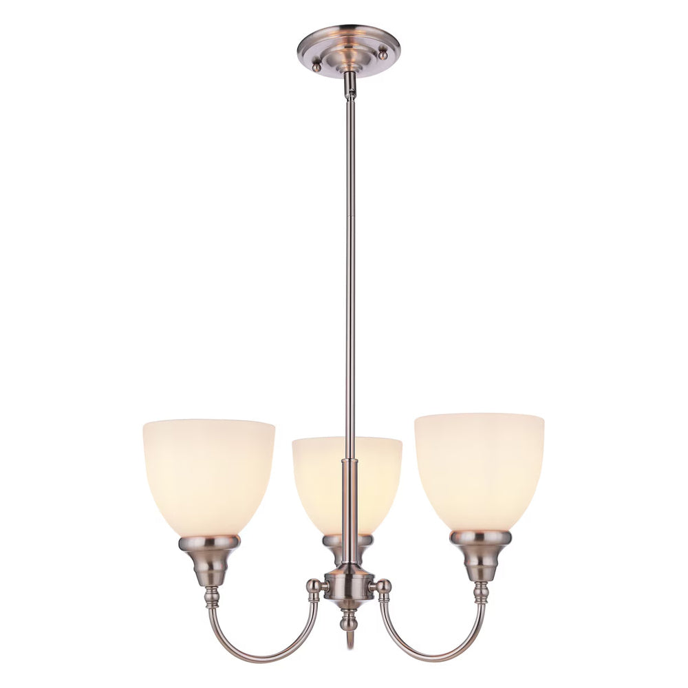 Benson 3 Light Pendant Brushed Nickel - LOI1001714