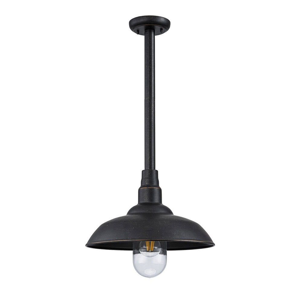 Foundry Large Outdoor Rod Pendant Antique Bronze - LOI1001774