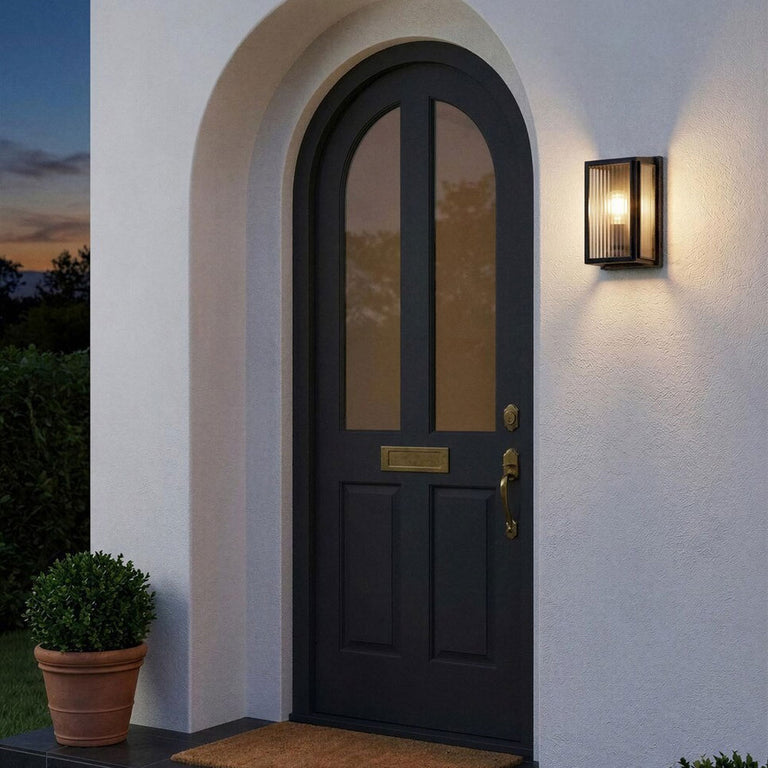 Trentham Medium Wall Sconce Antique Black - LOI1001817