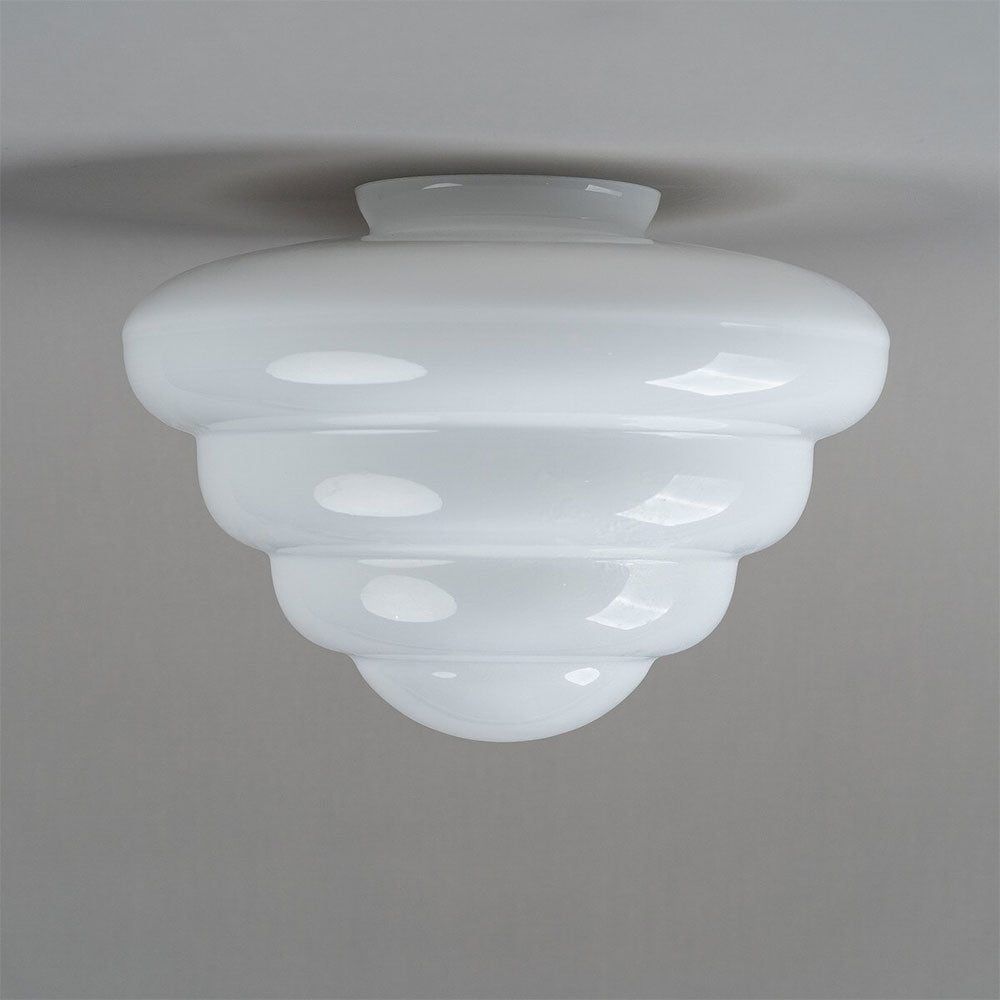 Beehive 10" Glass Shade 4 1/4" Fitter Opal Gloss - LOI3090017