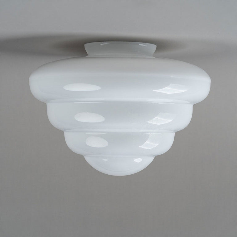 Beehive 10" Glass Shade 4 1/4" Fitter Opal Gloss - LOI3090017