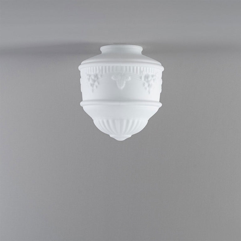 Senator 8" Glass Shade 4 1/4" Fitter Opal Matte - LOI3090053
