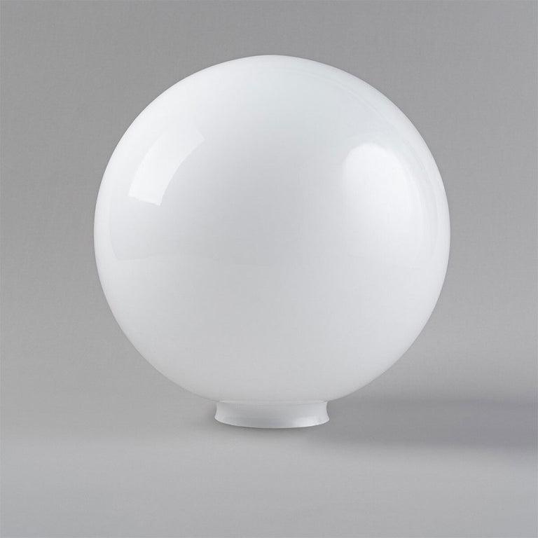 Sphere 12" Glass Shade 4 1/4" Fitter Opal Gloss - LOI3090061