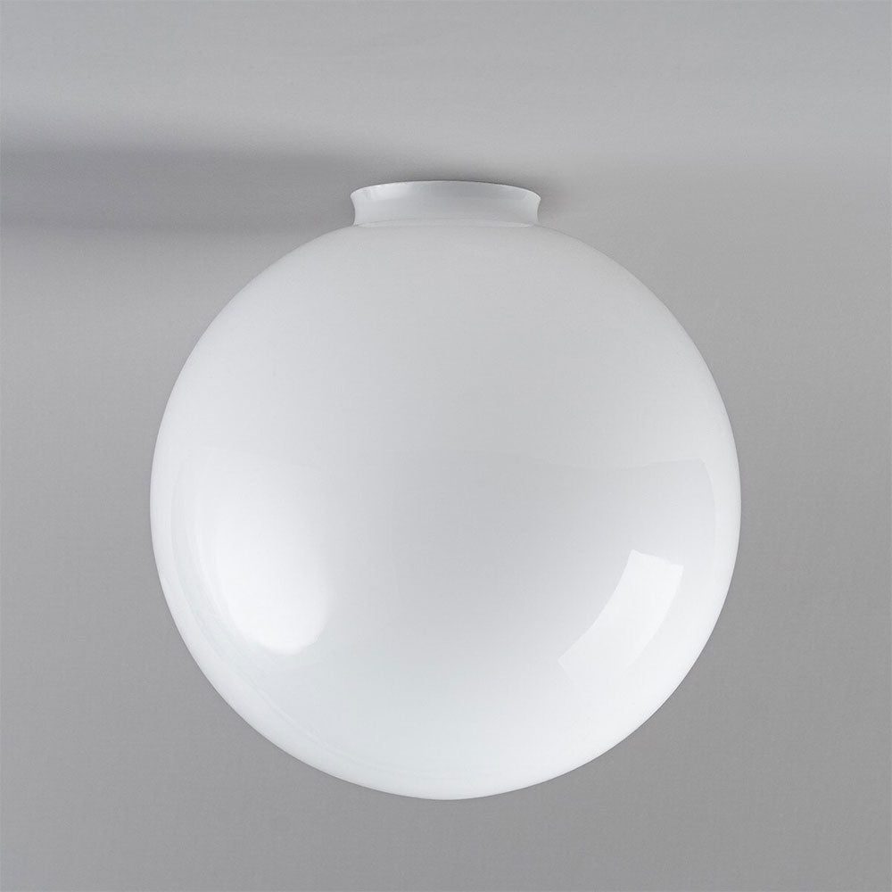 Sphere 12" Glass Shade 4 1/4" Fitter Opal Gloss - LOI3090061