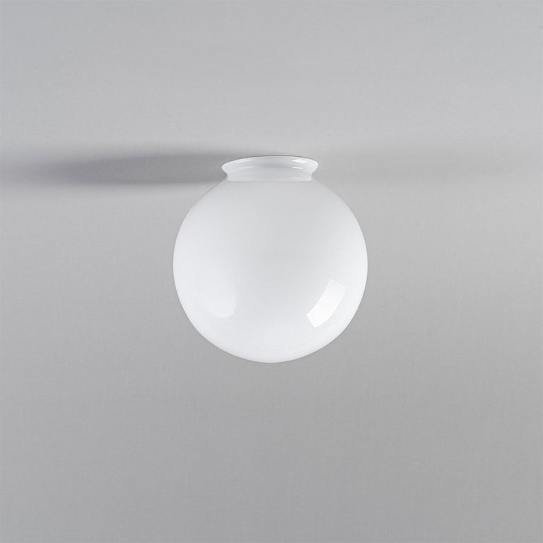 Sphere 6" Glass Shade 3 1/4" Fitter Opal Gloss - LOI3090062