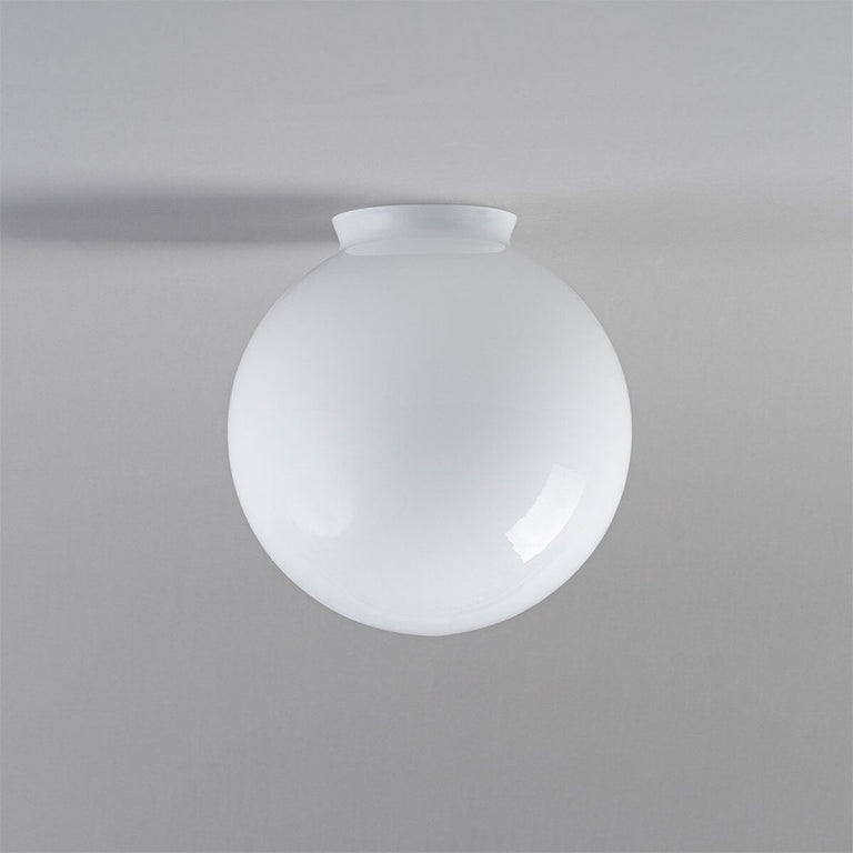 Sphere 8" Glass Shade 4 1/4" Fitter Opal Gloss - LOI3090063
