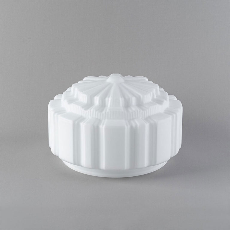 St Kilda 14" Glass Shade 12 1/4" Fitter Opal Matte - LOI3090064
