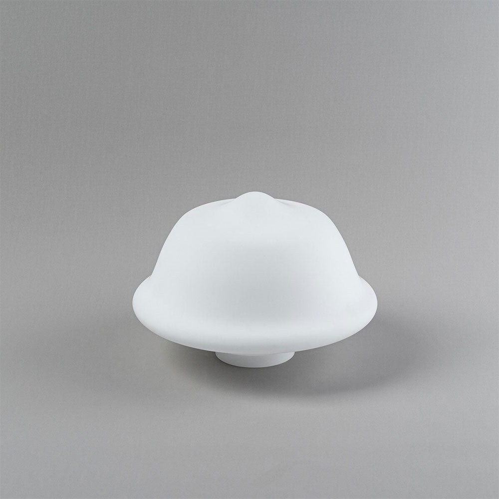 Victorian 12" Schoolhouse Shade 4 1/4" Fitter Opal Matte - LOI3090067
