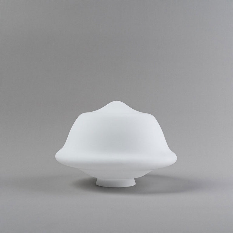 Victorian 12" Schoolhouse Shade 4 1/4" Fitter Opal Matte - LOI3090067