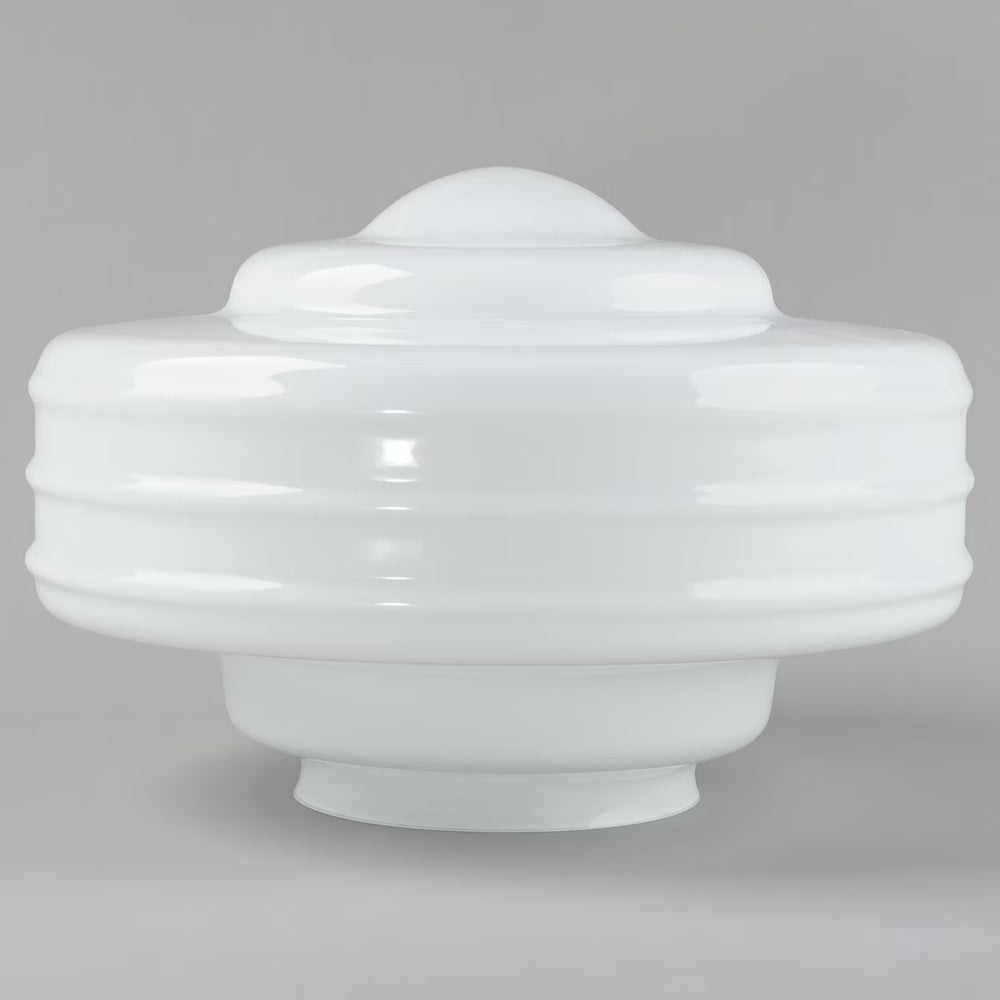 Detroit Large Glass 6 1/4" Fitter Opal Gloss - LOI3090136