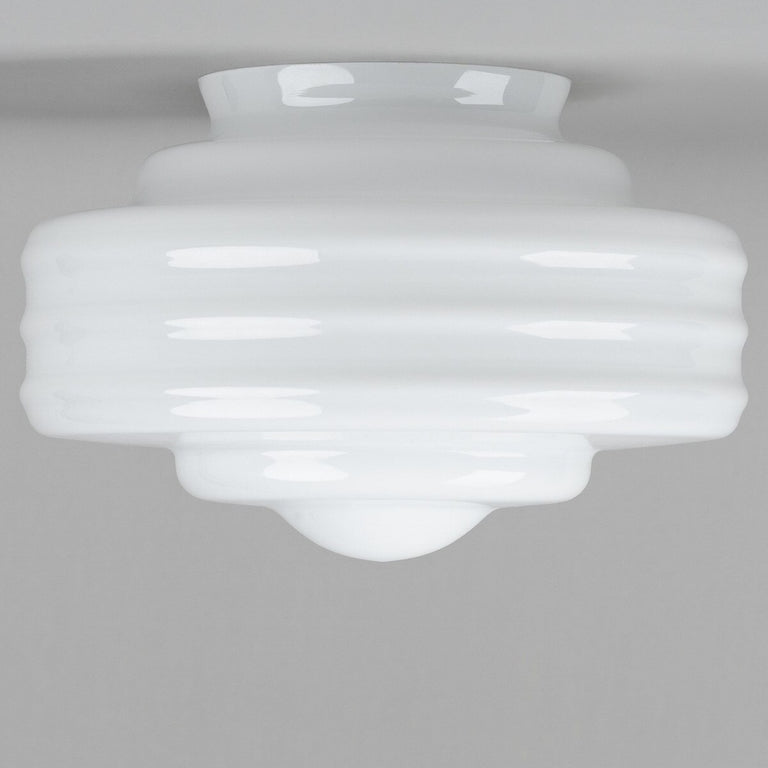Detroit Small Glass 4 1/4" Fitter Opal Gloss - LOI3090137