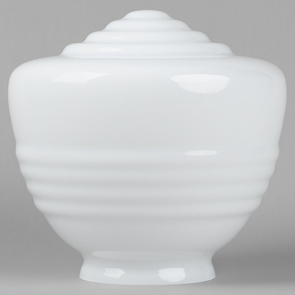 Domec Glass Shade 4 1/4" Fitter Opal Gloss - LOI3090138