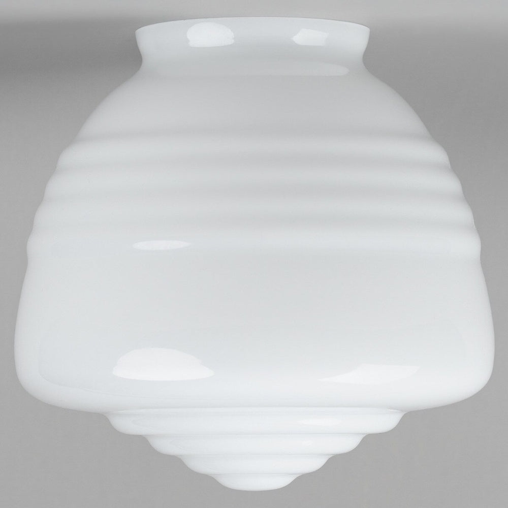 Domec Glass Shade 4 1/4" Fitter Opal Gloss - LOI3090138
