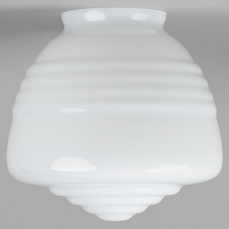 Domec Glass Shade 4 1/4" Fitter Opal Gloss - LOI3090138
