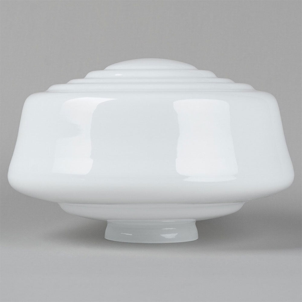 Moulins Glass Shade 4 1/4" Fitter Opal Gloss - LOI3090143