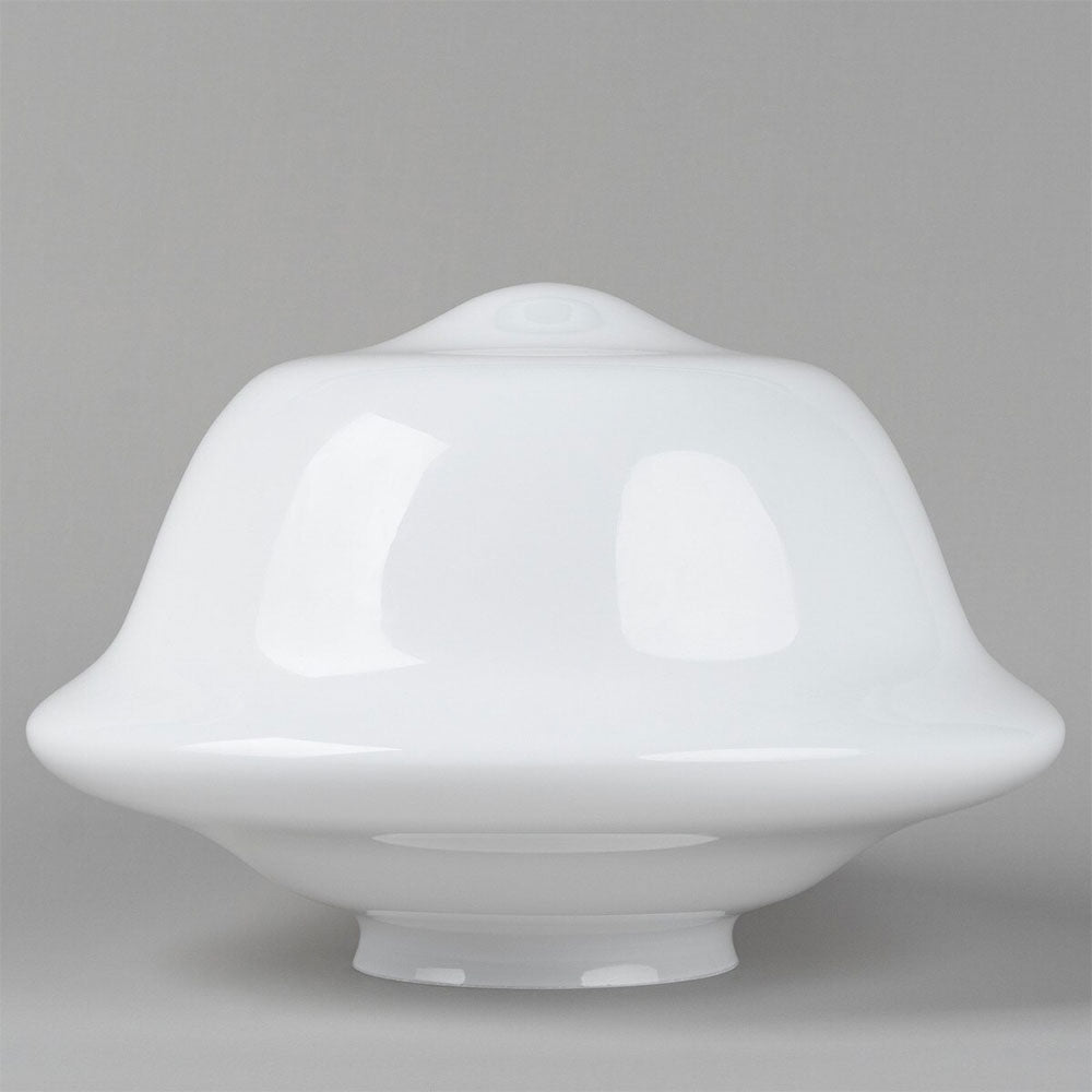 Victorian 16" Schoolhouse Shade 6 1/4" Fitter Opal Gloss - LOI3090168