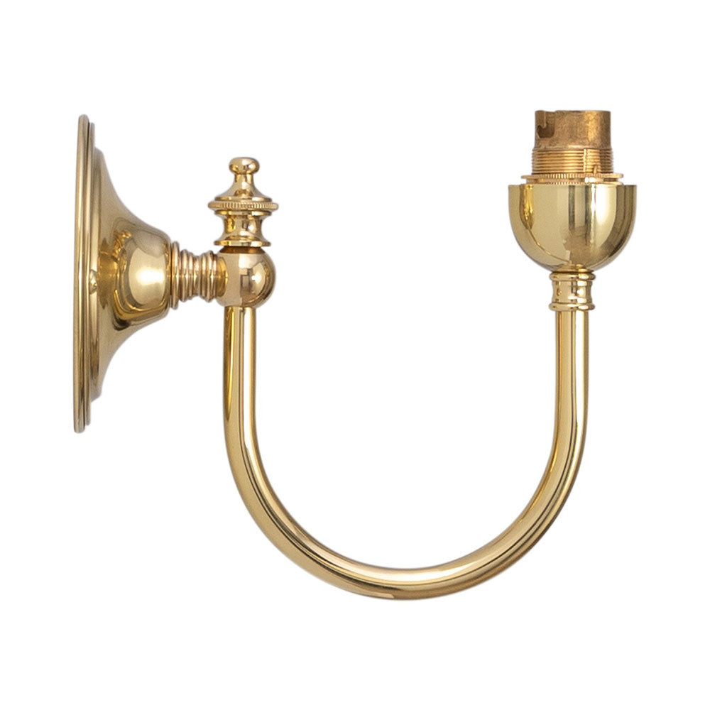 Luke 1 Light Wall Bracket Polished Brass Frame Only - LOI3090298