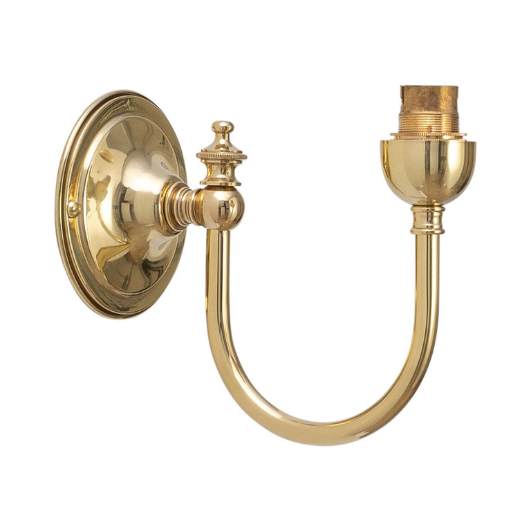 Luke 1 Light Wall Bracket Polished Brass Frame Only - LOI3090298