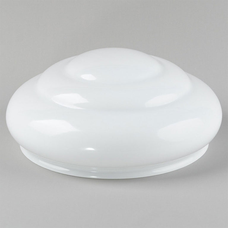 Art Nouveau 14" Glass Shade Opal Gloss - LOI3090319