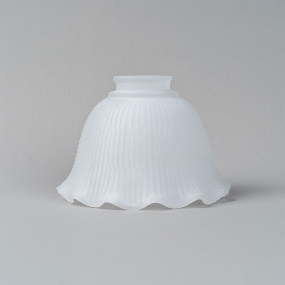 8044 Hallophane 6" Glass Shade 2 1/4" Fitter Frost - LOI3090326