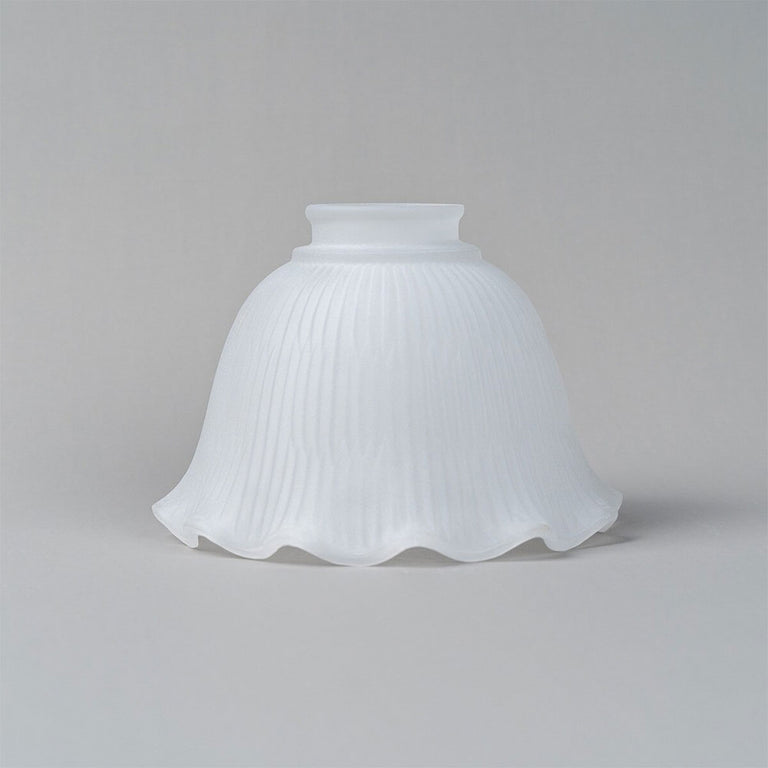 8044 Hallophane 6" Glass Shade 2 1/4" Fitter Frost - LOI3090326