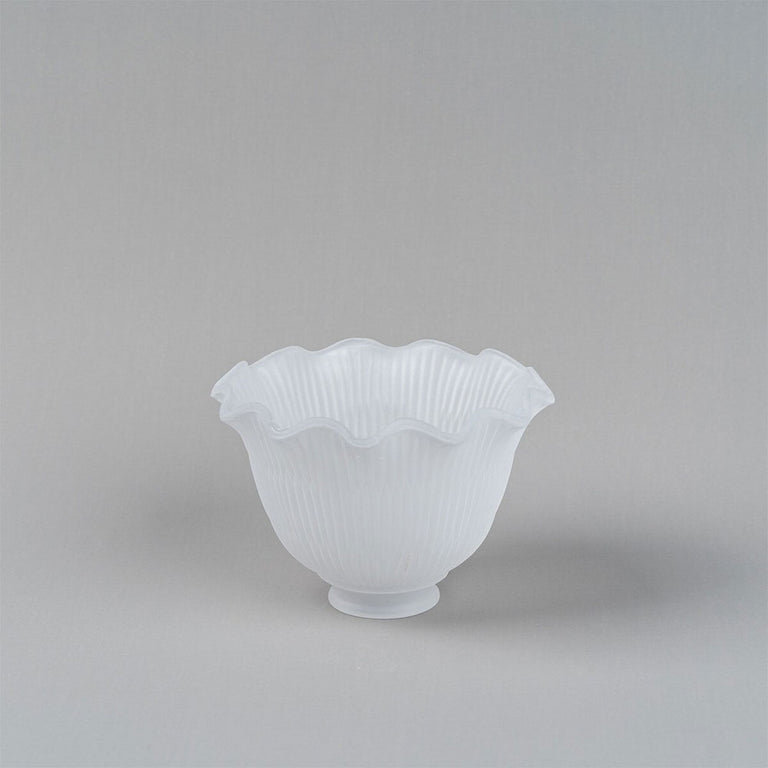 8044 Hallophane 6" Glass Shade 2 1/4" Fitter Frost - LOI3090326