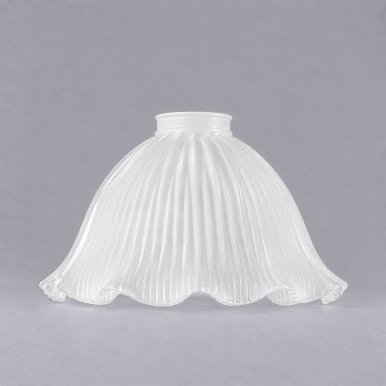 8044 Hallophane 9" Glass Shade 2 1/4" Fitter Frost - LOI3090328