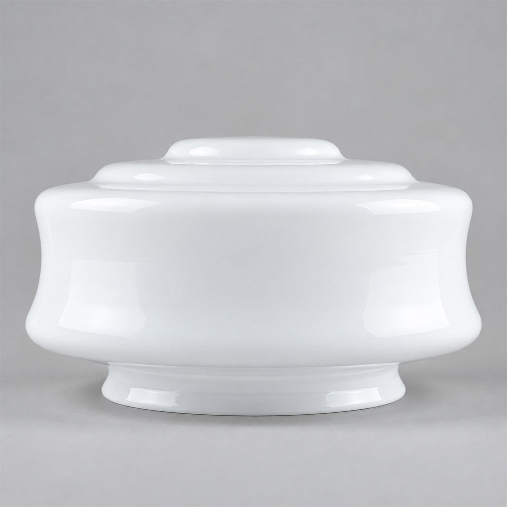 Elwood 12" Glass Shade 8 1/4" Fitter Opal Gloss - LOI3090331