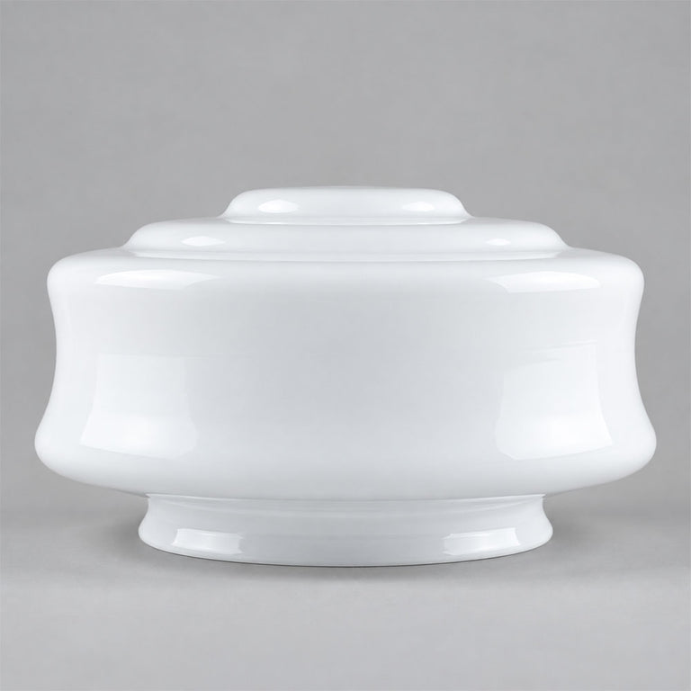 Elwood 12" Glass Shade 8 1/4" Fitter Opal Gloss - LOI3090331