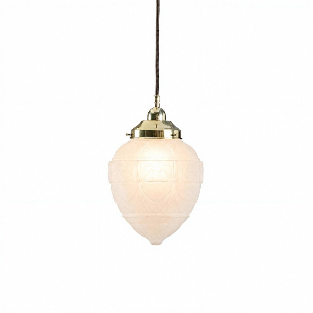 Asheville With Cloth Cord Suspension Polished Brass -LOI3090341A
