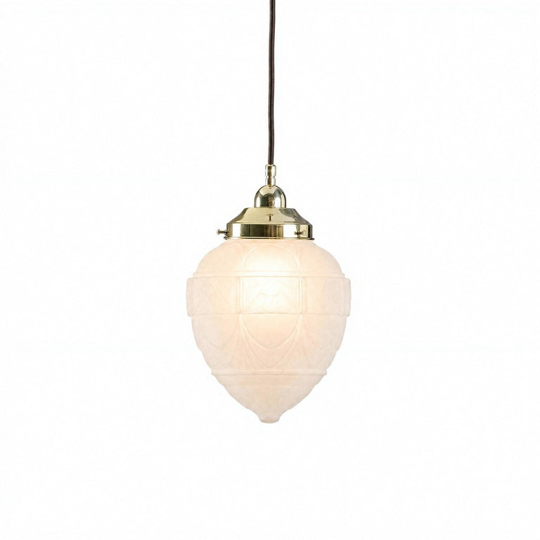 Asheville With Cloth Cord Suspension Polished Brass -LOI3090341A