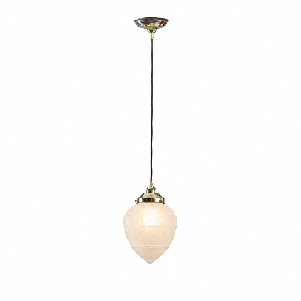 Asheville With Cloth Cord Suspension Polished Brass -LOI3090341A