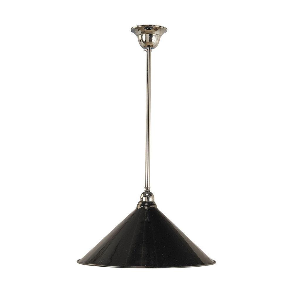 Edwardian 390MM Black On Rod Set 1/2" Chrome - LOI3090363A