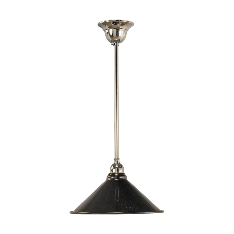 Edwardian 250MM Black On Rod Set 1/2" Chrome - LOI3090364A