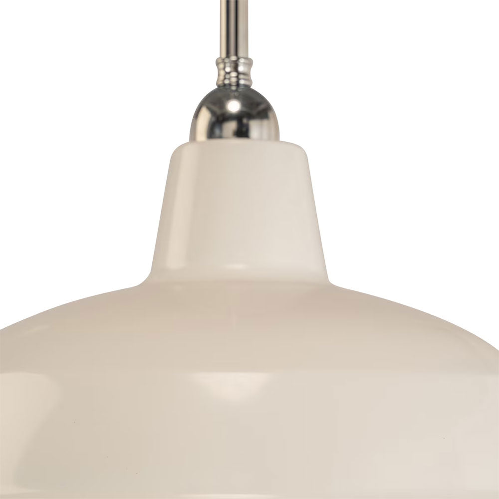 Warehouse 300MM White On Rod Set 1/2" Chrome - LOI3090388A