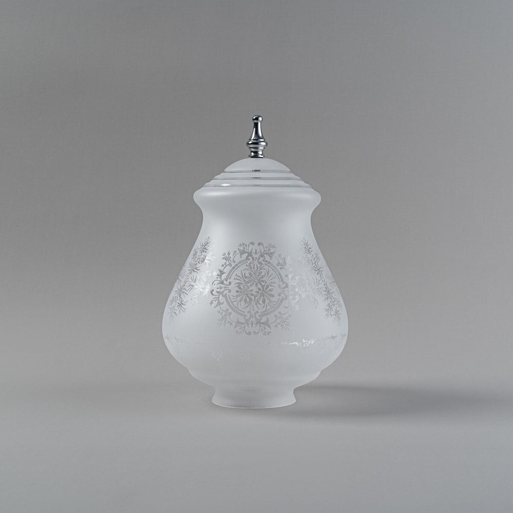 Cambridge Large Shade With Chrome Finial - LOI3090391A