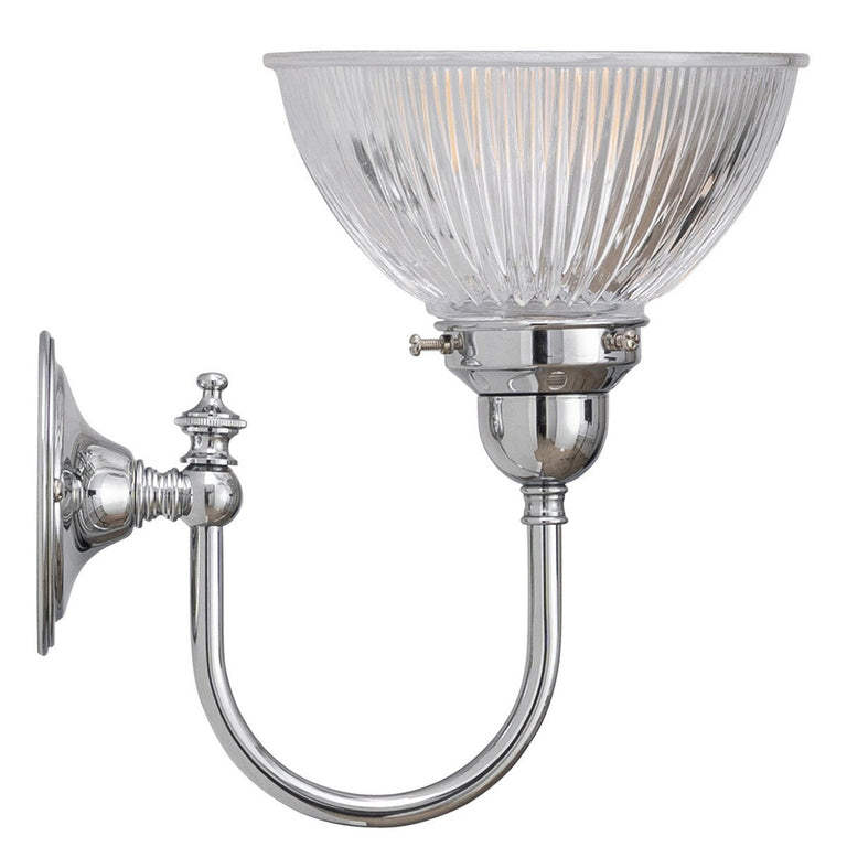 Loxton Wall Bracket Chrome & Claredon Clear - LOI3090401A