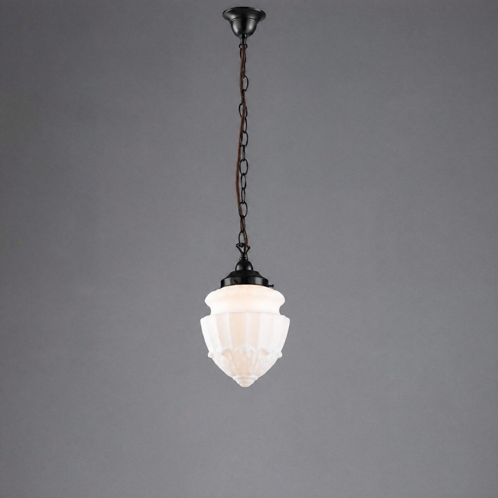Chelsea 8" Shade Single Chain Suspension Patina - LOI3090434A