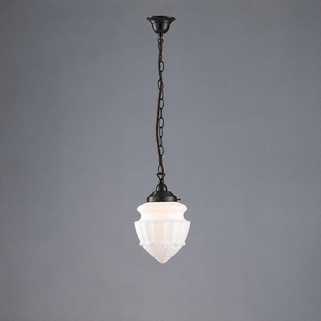 Chelsea 8" Shade Single Chain Suspension Patina - LOI3090434A