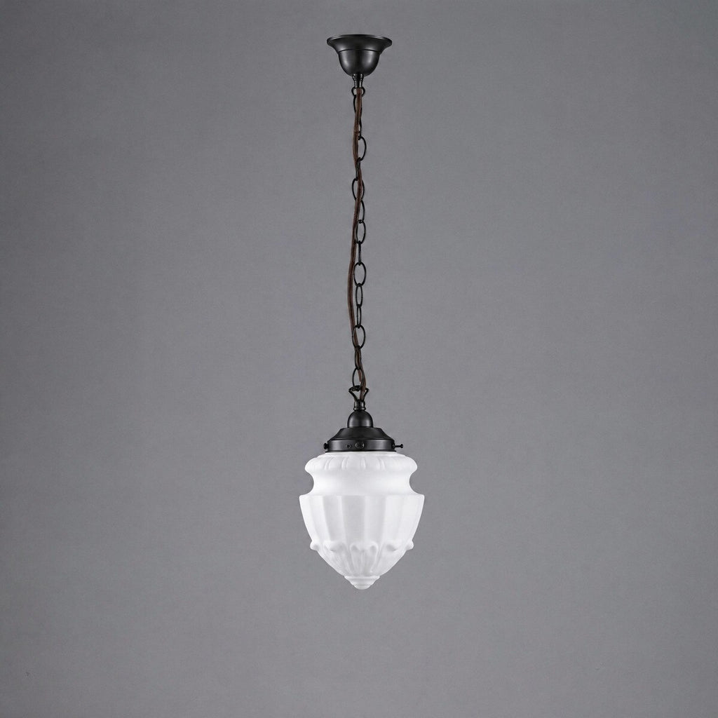 Chelsea 8" Shade Single Chain Suspension Patina - LOI3090434A