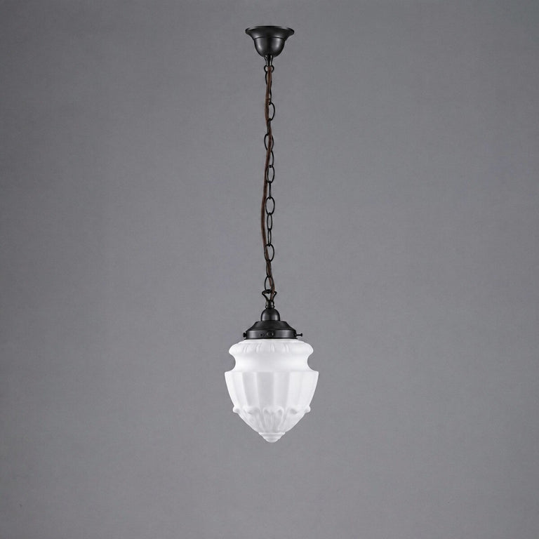 Chelsea 8" Shade Single Chain Suspension Patina - LOI3090434A