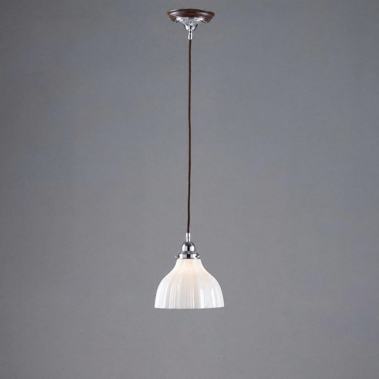 Railway Large Cloth Cord Suspension Chrome - LOI3090456A